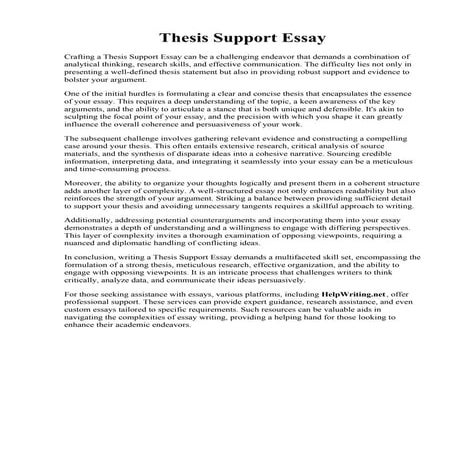 Thesis Support Essay.pdf