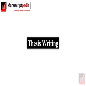 Thesis Writing