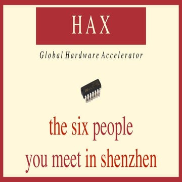 The Six People You Meet In Shenzhen