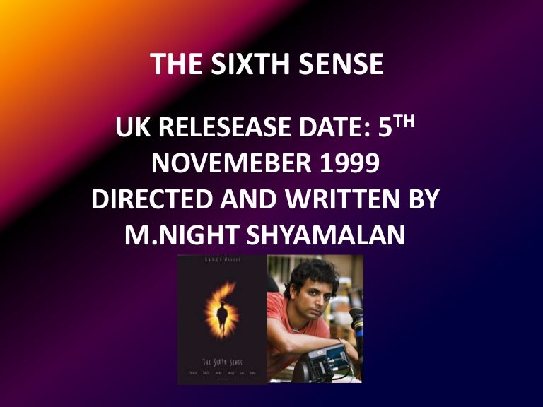 Essay on Review of The Sixth Sense - Words | Bartleby