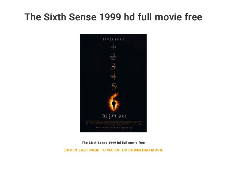 The Sixth Sense Full Movie In Hindi Free Download The Sixth Sense 1999 hd full movie free