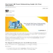 The HR Manager’s Complete Guide to Virtual Onboarding | PDF