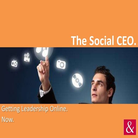 The Social CEO  - Getting Your Executives Online. Presentation to Pacific Con...