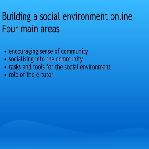 The social environment-1