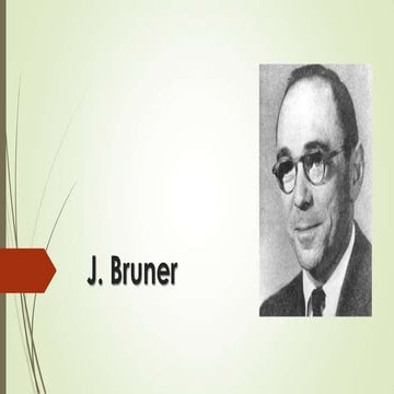 The social interactionalist theory  Bruner presentation