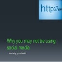 The social media debate