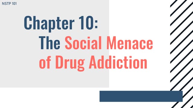 THE SOCIAL MENACE OF DRUG ADDICTION (NSTP).pptx