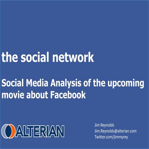 The Social Network: Will the Social Web Like the Facebook Movie