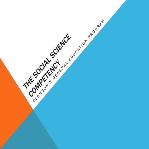 The social science competency