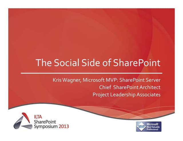 The Social Side Of SharePoint