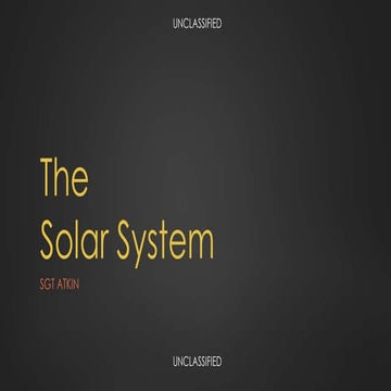 Solar System Powerpoint