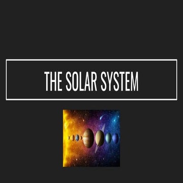 THE 8 PLANETS OF THE SOLAR SYSTEM