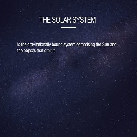 The solar system | PPT