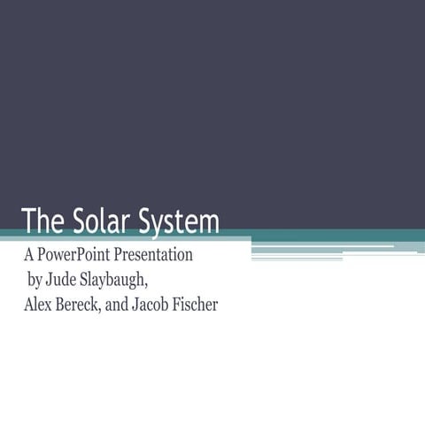 The solar system 5.40.40 pm