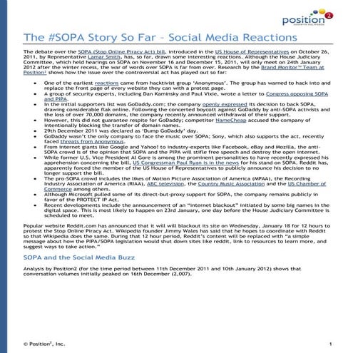 The #sopa story so far   social media reactions