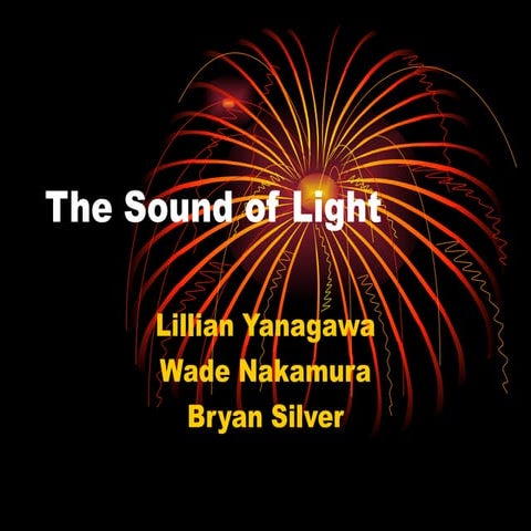 The Sound Of Light