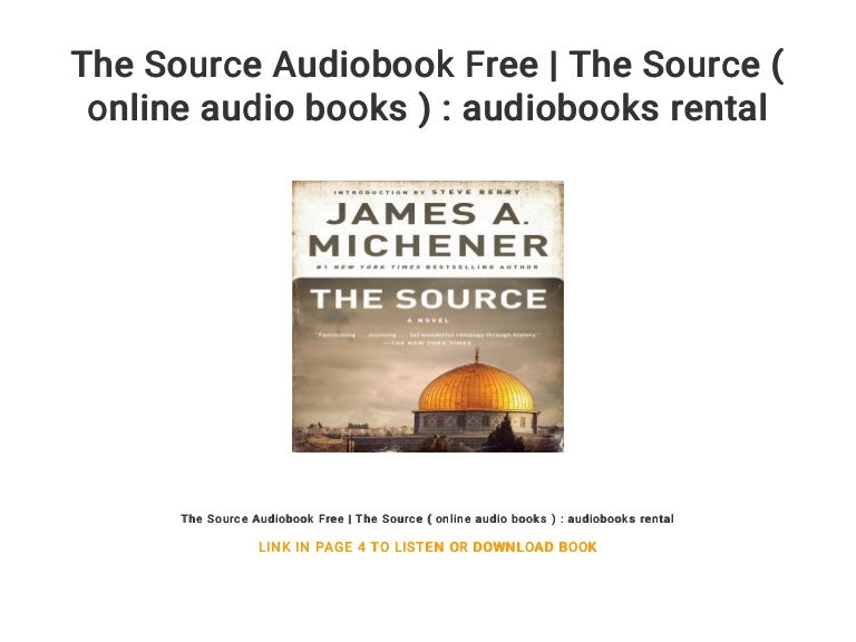 The Source Audiobook Free The Source ( online audio books ) audio…