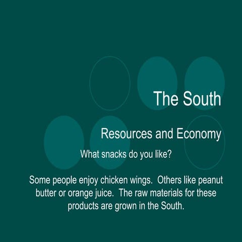 Economy of the South