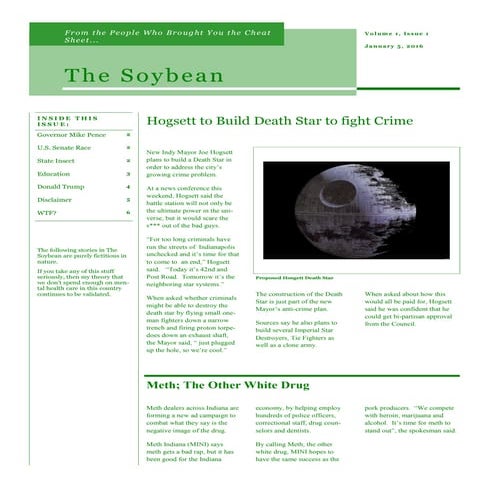 The Soybean   1-5-2016