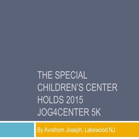 The Special Children’s Center Holds 2015 Jog4Center 5K