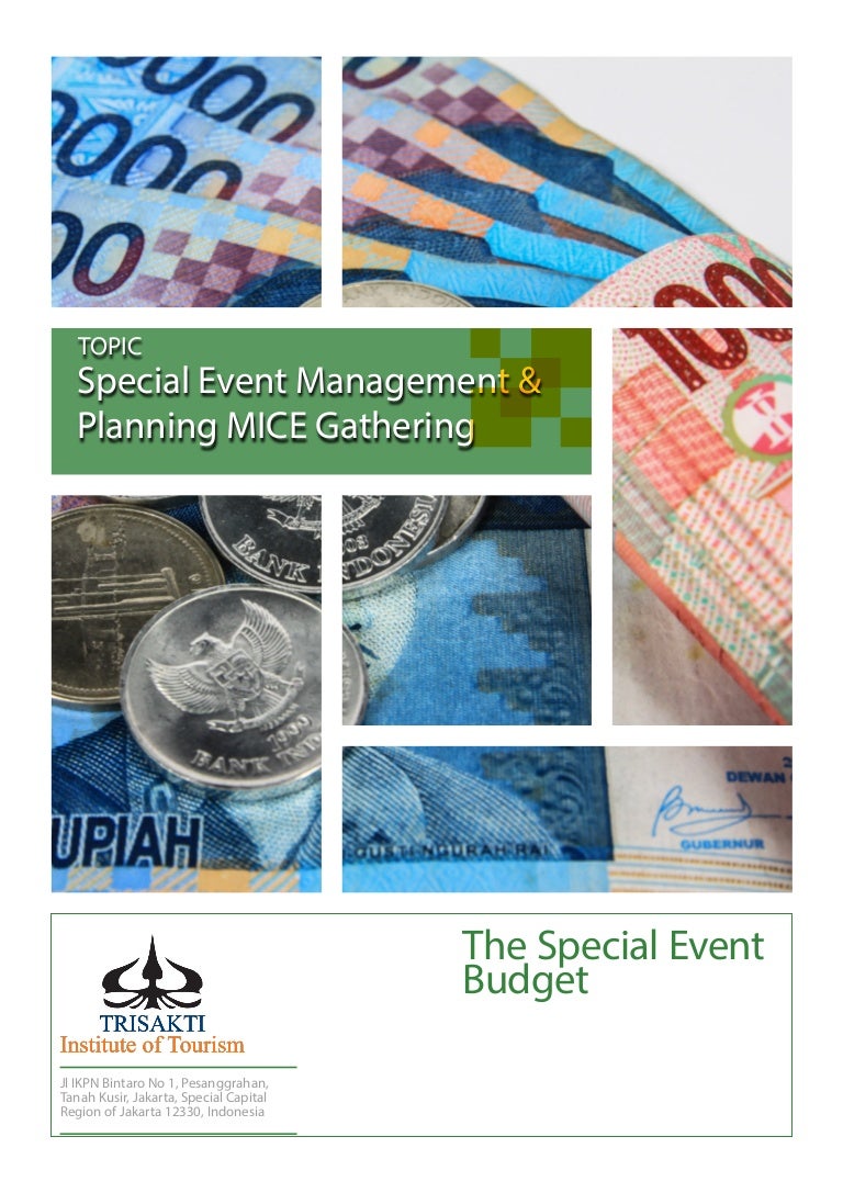 the special event budget