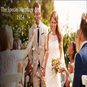 The Special Marriage Act, 1954.pptx