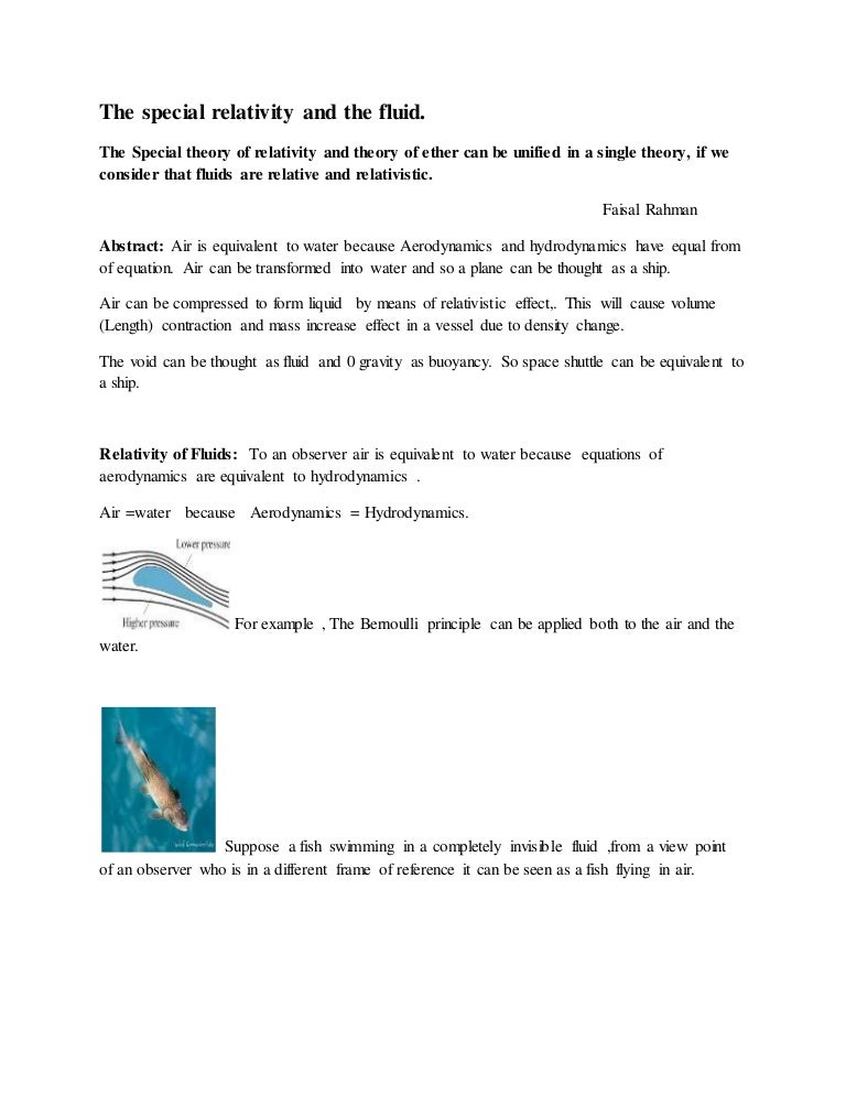 Special relativity essay image