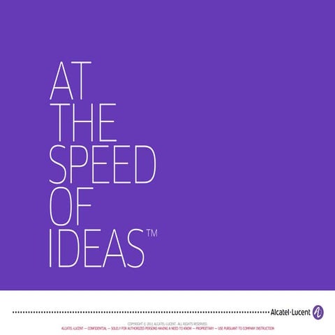 The speed of Ideas