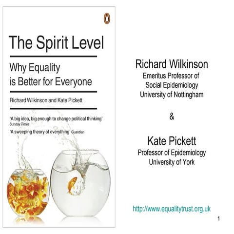 The spirit level   why equality is better for everyone - richard wilkinson