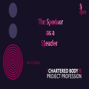 APM 'Project manager to leader' seminar: The what, why and how - The ...