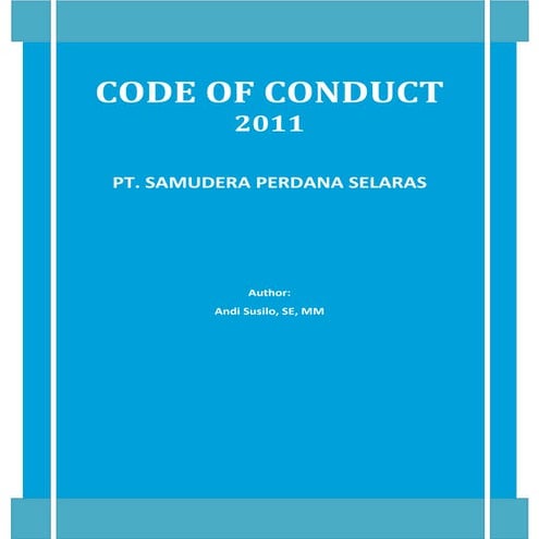 The sps code of conduct 2011