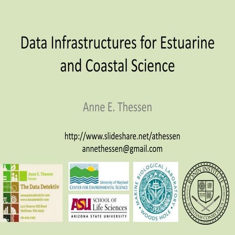 Data Infrastructure for Coastal and Estuarine Science