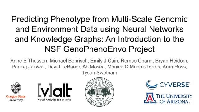 Predicting Phenotype from Multi-Scale Genomic and Environment Data using Neur...