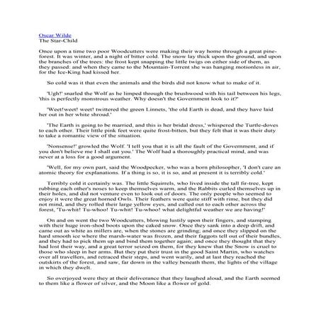 The star child (11pgs)