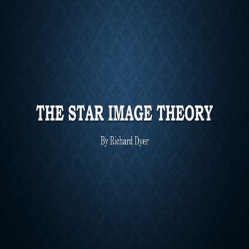 The star image theory