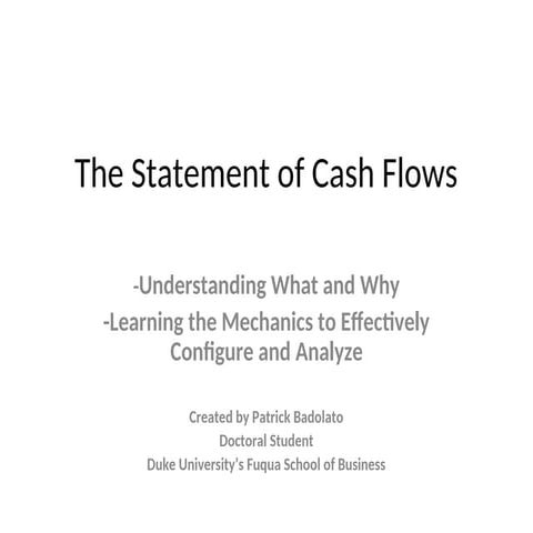 Chapter 4 cash flow and financial planning | PPT