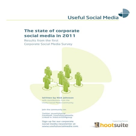 The state of corporate social media in 2011   results from the first corporat...