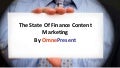 The State Of Finance Content Marketing