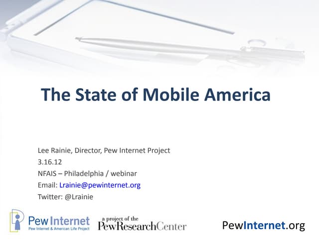 The State of Mobile America