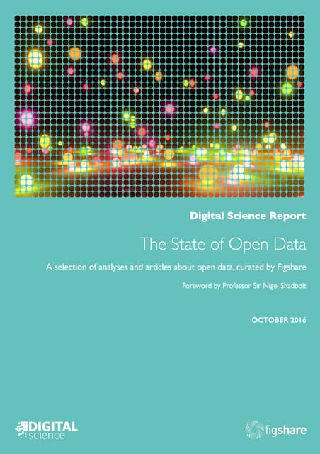 The State of Open Data Report  by @figshare