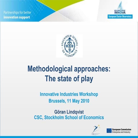 National and sectoral specialisation - the state of play