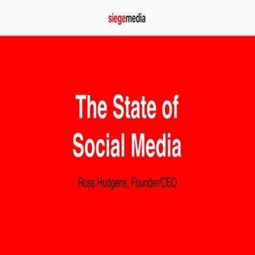 The State of Social Media #3XEDigital