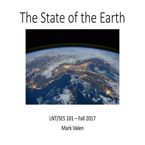 The State of the Earth