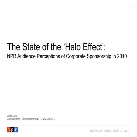 The state of the halo effect (stations)