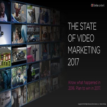 The State of Video Marketing 2017 