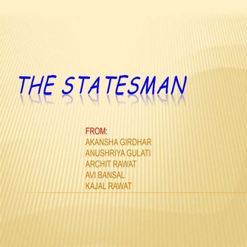 The statesman