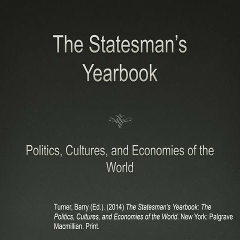 The Statesman's Yearbook