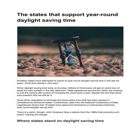 Presentation on daylight saving time | PPTX
