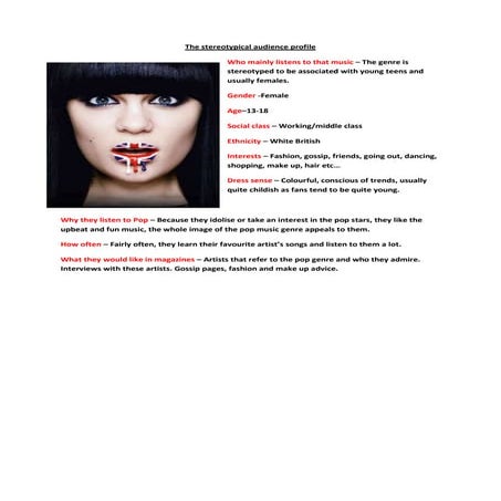 task 9 example audience profile | DOC