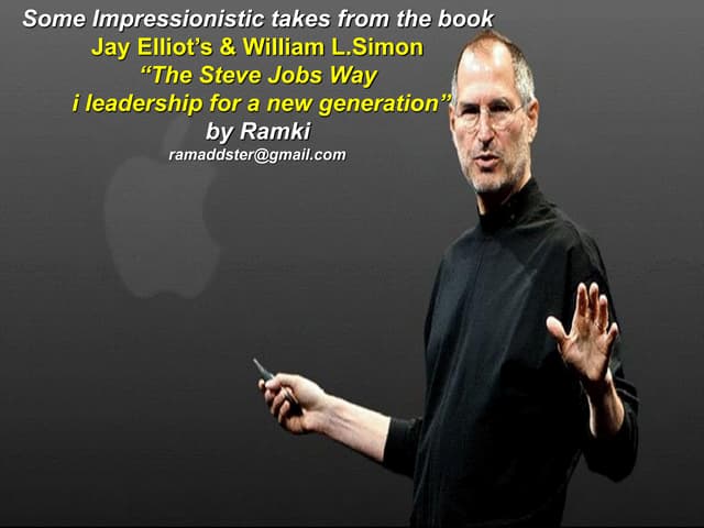 The Steve Jobs Way  I Leadership
